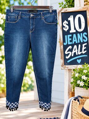 THORN Universal Crop Pants with Embellishments